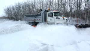 RM of St. Clements tandem plow and sanding truck