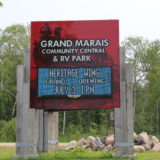 Grand Marais Community Central Sign