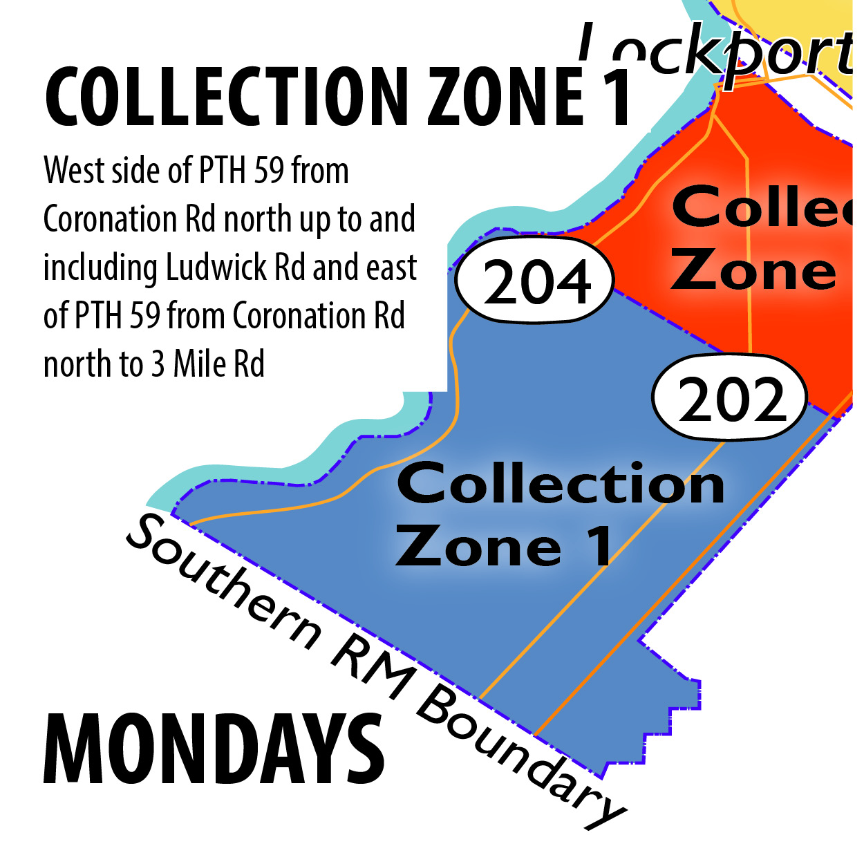 Curbside Zone 1 - Mondays